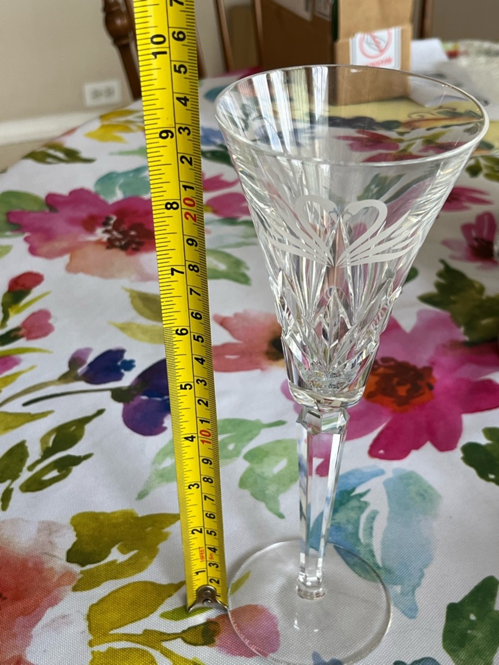 NIB Waterford Wedding Toasting Flutes made in Ireland - Picture 9 of 12